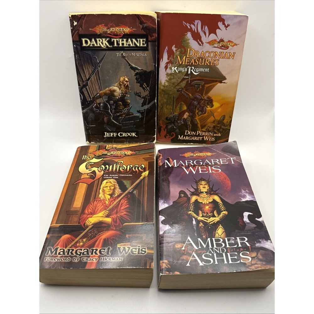 Dragonlance Lot Bundle 4 by Margaret Weis Tracy Hickman Jeff Crook Don Perrin